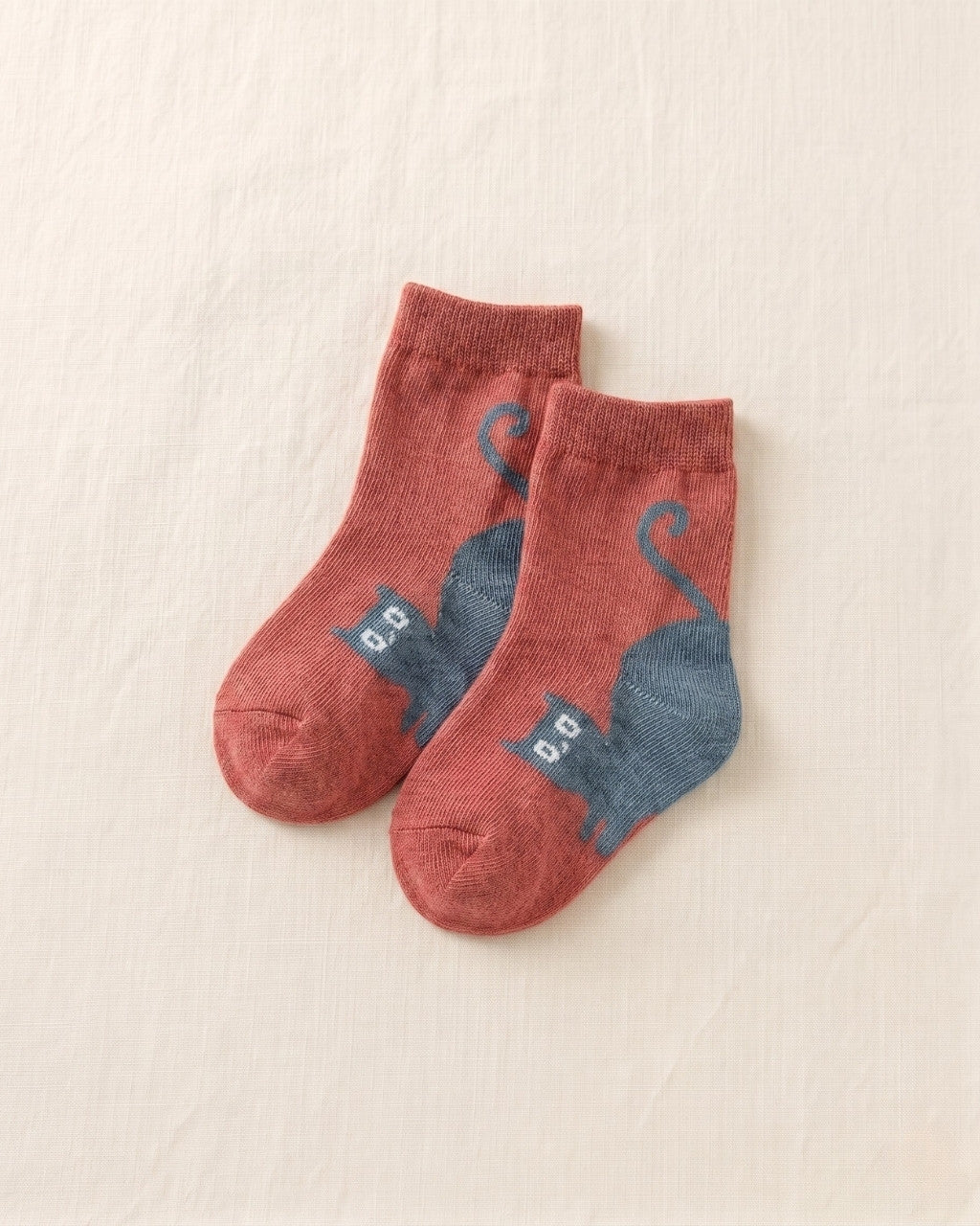 Chaussettes Enfants Motifs Chats — Lot de 5 paires
